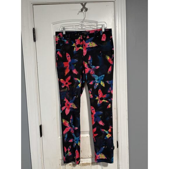 Savage Art Stretch Pant sz L Burst of Color - Picture 1 of 3